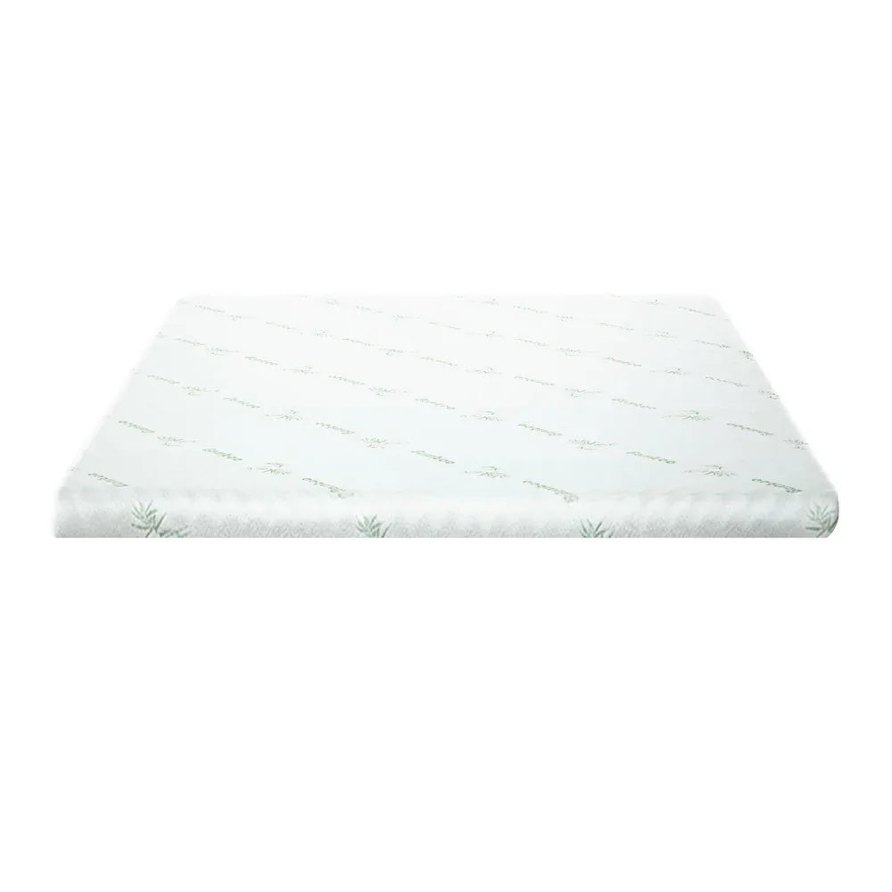 Giselle Bedding Memory Foam Mattress Topper Cool Gel Bed Mat Bamboo 10cm Single - Mekamart Australia