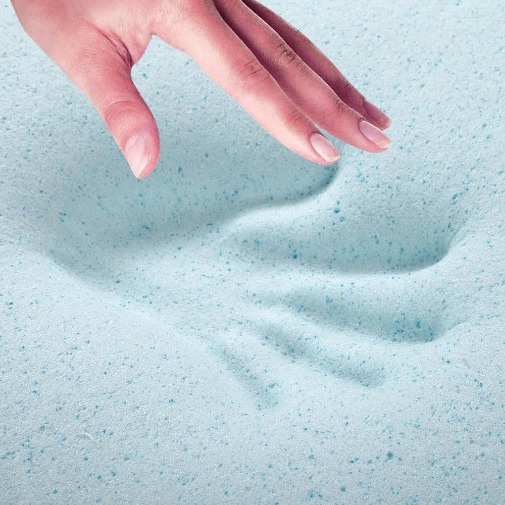 Giselle Bedding Memory Foam Mattress Topper Cool Gel 8cm Queen - Mekamart Australia