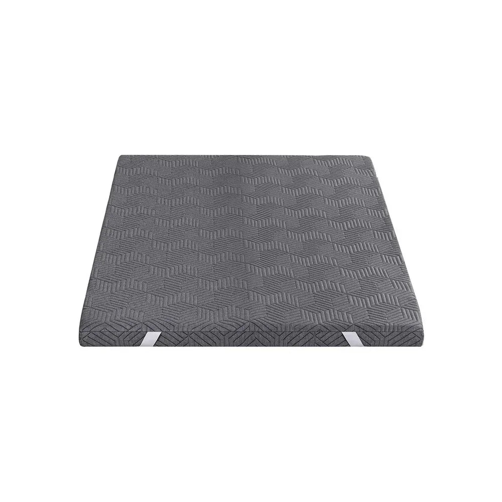 Giselle 8cm Memory Foam Mattress Topper Gel Dual Layer Foam Bamboo Single - Mekamart Australia