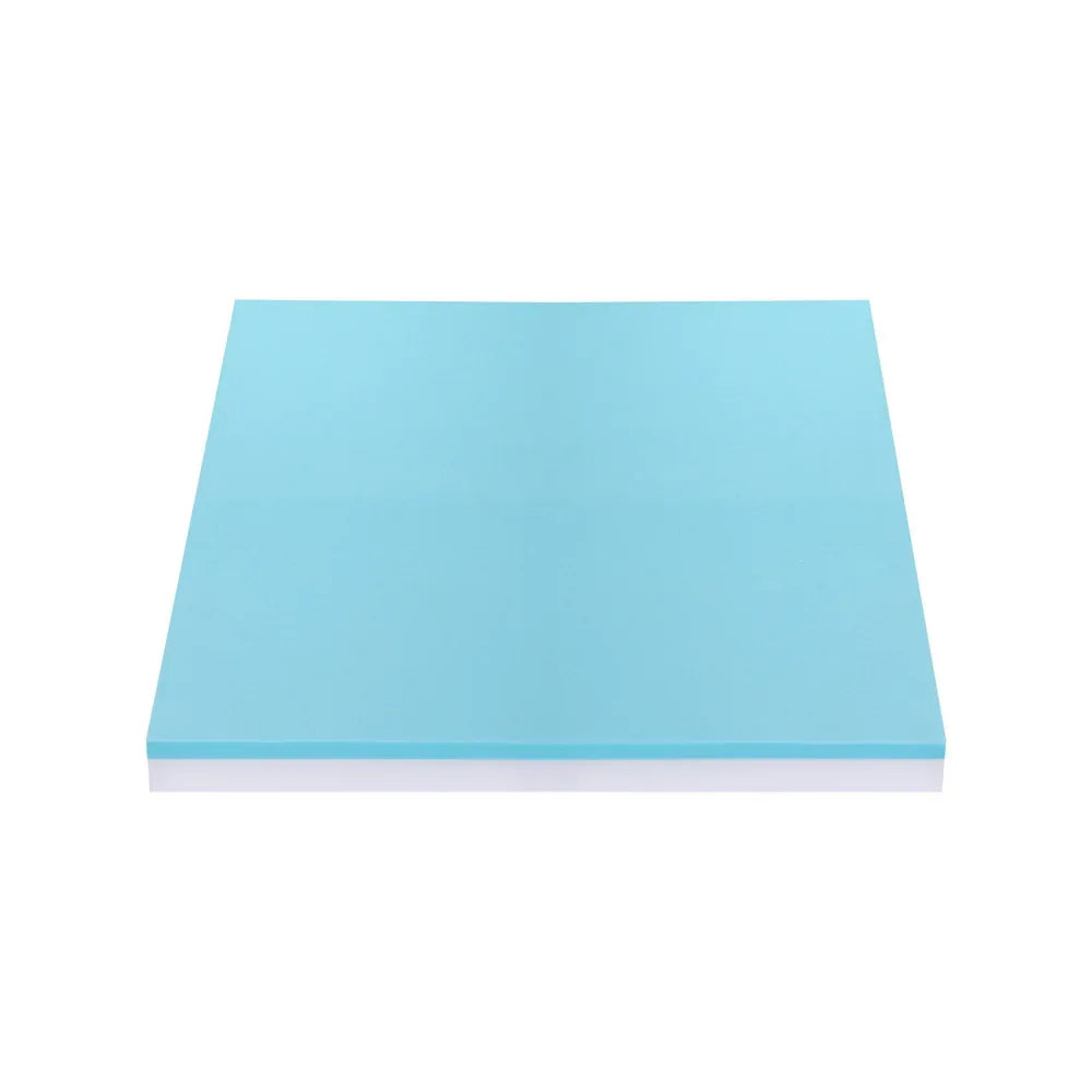 Giselle 8cm Memory Foam Mattress Topper Gel Dual Layer Foam Bamboo Single - Mekamart Australia
