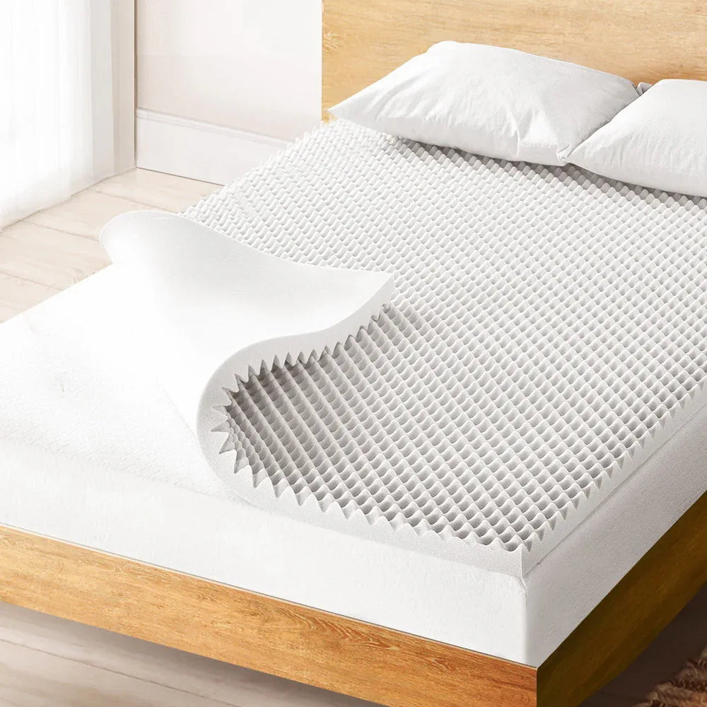 Giselle Bedding Memory Foam Mattress Topper Egg Crate 5cm King - Mekamart Australia
