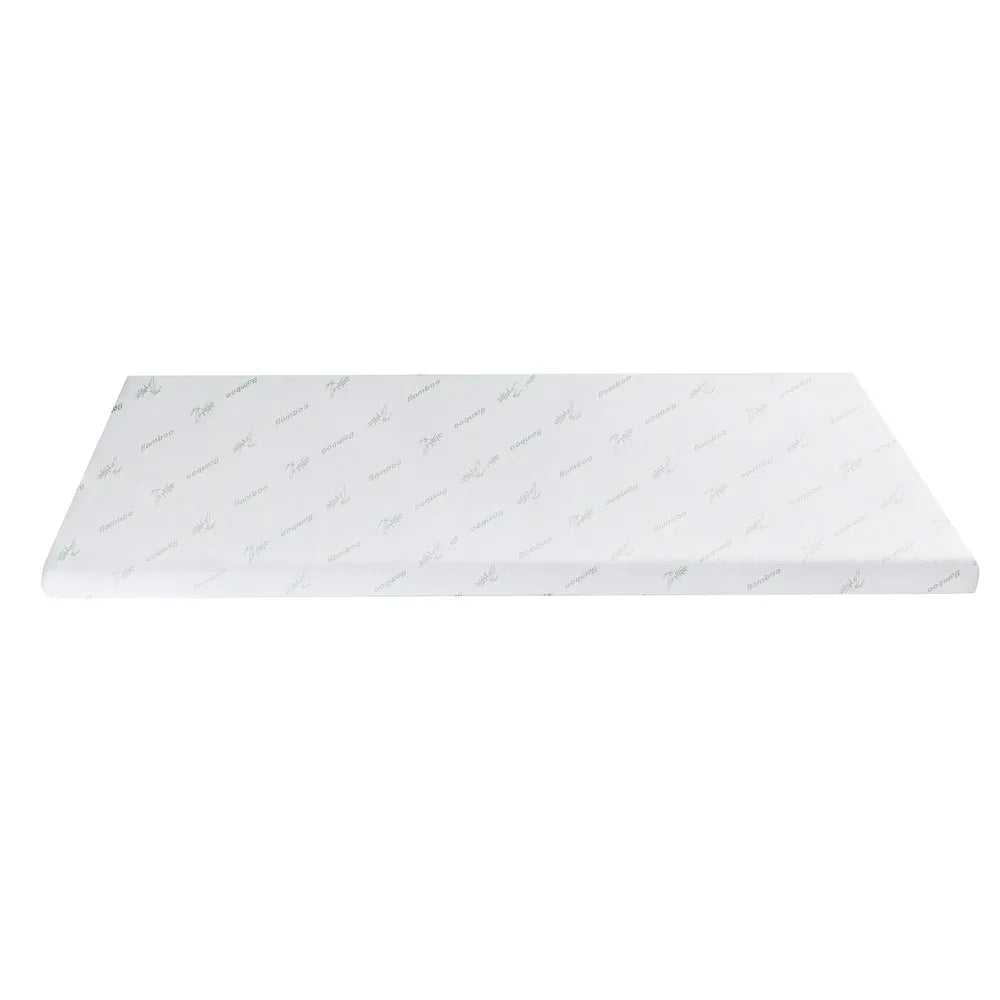 Giselle 8cm Memory Foam Mattress Topper Gel Egg Crate Foam Bamboo Double - Mekamart Australia