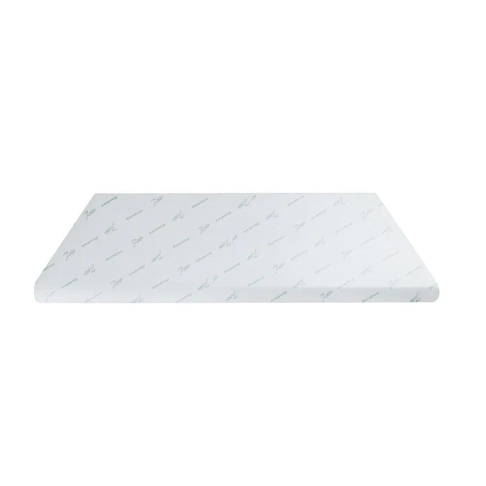 Giselle 8cm Memory Foam Mattress Topper Gel Egg Crate Foam Bamboo King Single - Mekamart Australia