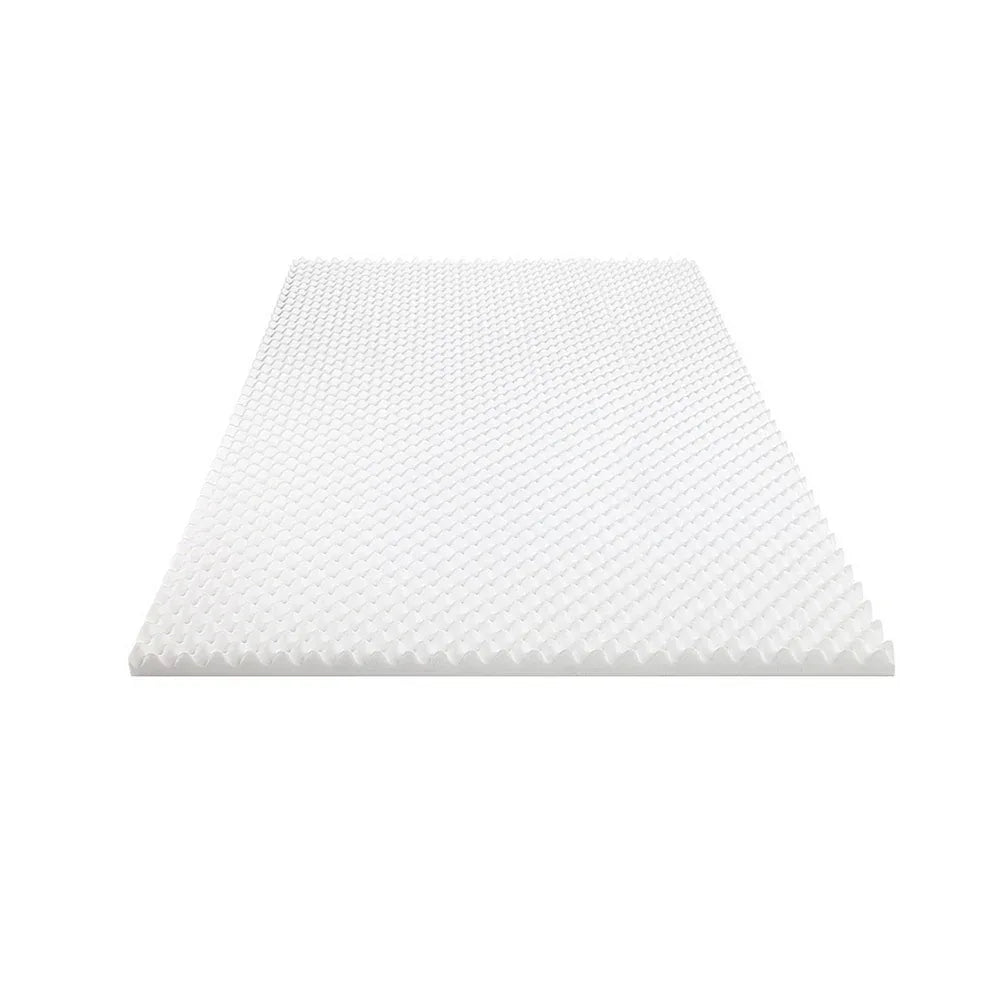 Giselle Bedding Memory Foam Mattress Topper Egg Crate 5cm King Single - Mekamart Australia