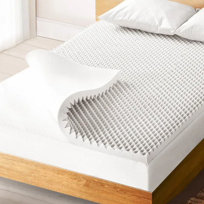 Giselle Bedding Memory Foam Mattress Topper Egg Crate 5cm King Single - Mekamart Australia