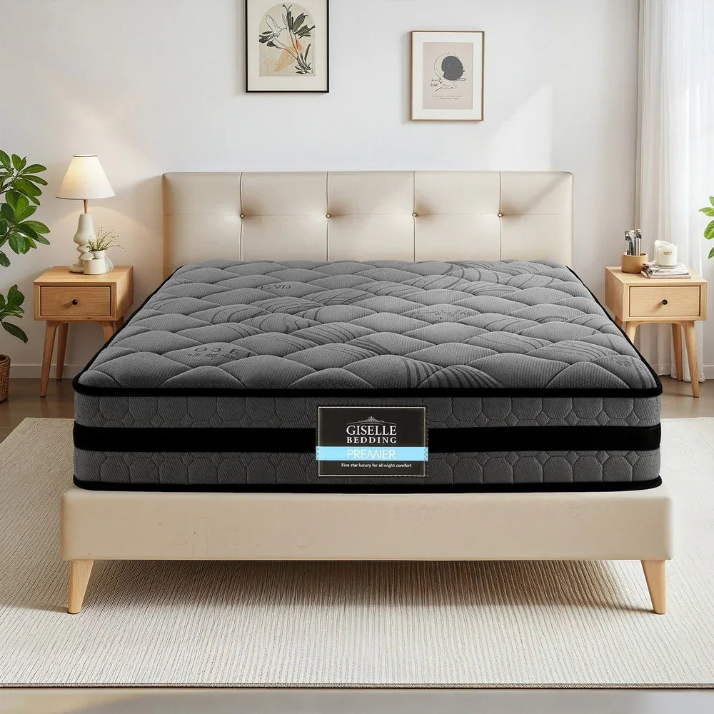 Giselle Bedding 22cm Mattress Medium Firm Single - Mekamart Australia