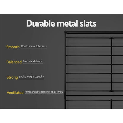 Artiss Bed Frame Double Size Metal Bed Frame DANE - Mekamart Australia