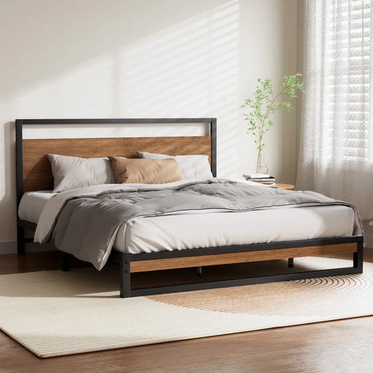 Artiss Bed Frame King Size Metal Bed Frame DANE - Mekamart Australia