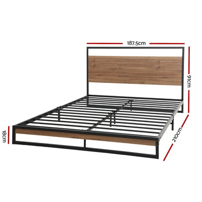 Artiss Bed Frame King Size Metal Bed Frame DANE - Mekamart Australia