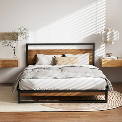 Artiss Bed Frame Queen Size Metal Bed Frame DANE - Mekamart Australia