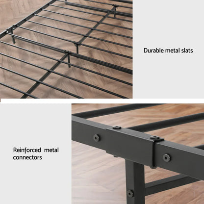 Artiss Bed Frame Queen Size Metal Bed Frame DANE - Mekamart Australia