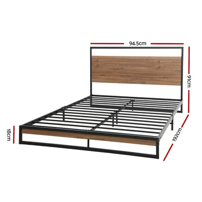 Artiss Bed Frame Single Size Metal Bed Frame DANE - Mekamart Australia