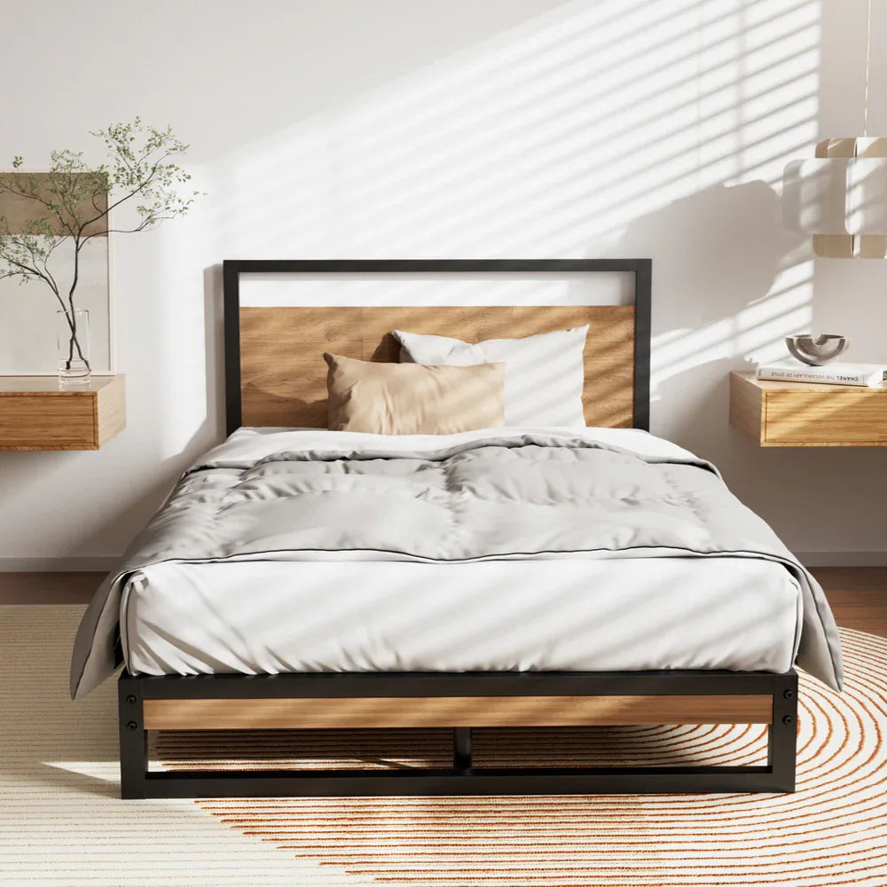 Artiss Bed Frame Single Size Metal Bed Frame DANE - Mekamart Australia