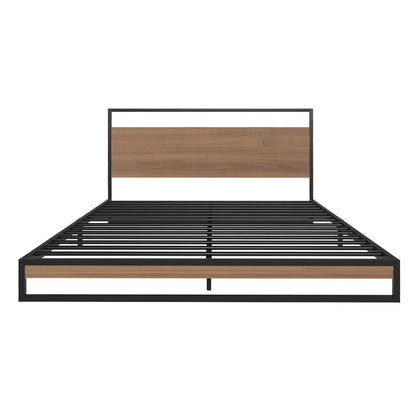 Artiss Metal Bed Frame Double Size Beds Platform with Mattress - Mekamart Australia