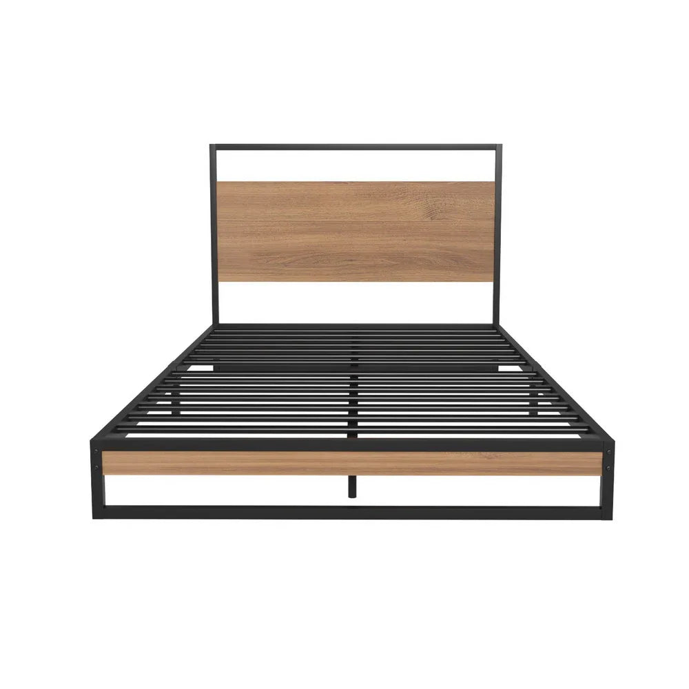 Artiss Metal Bed Frame Single Size Beds Platform with Mattress - Mekamart Australia