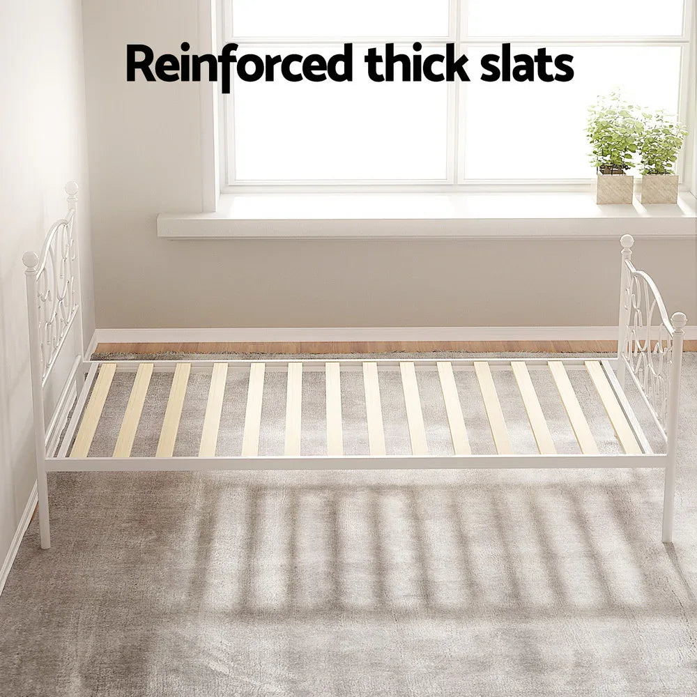 Artiss Bed Frame Single Size Metal Bed Frame GROA - Mekamart Australia