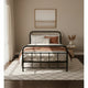 Artiss Bed Frame Metal Bed Frame LEO - Single (Black) - Mekamart Australia