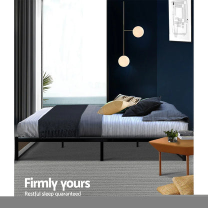 Artiss Bed Frame Metal Bed Frame Bed Base OSLO - Double - Mekamart Australia