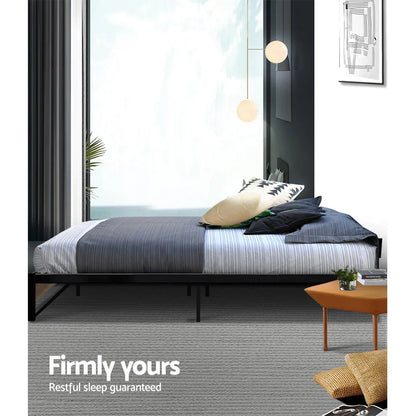 Artiss Bed Frame Metal Bed Frame Bed Base OSLO - King Single - Mekamart Australia