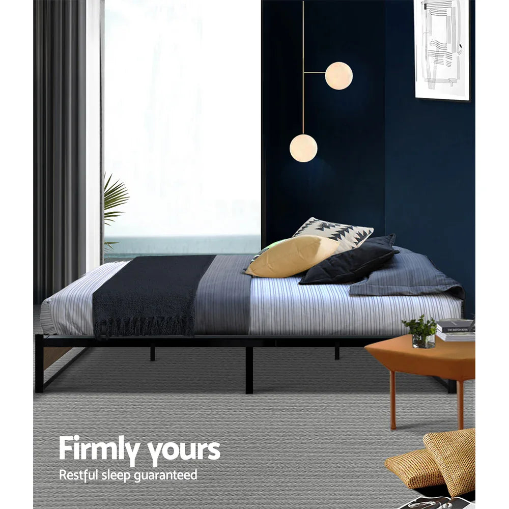 Artiss Bed Frame Metal Bed Frame Bed Base OSLO - Queen - Mekamart Australia