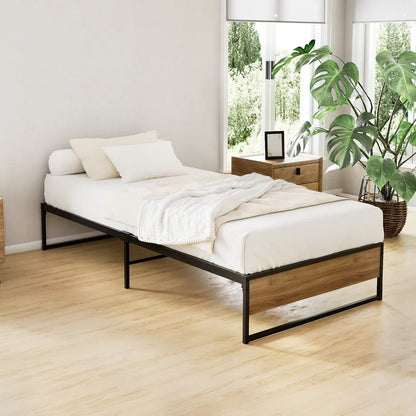 Artiss Bed Frame Metal Bed Frame Bed Base OSLO - Single - Mekamart Australia
