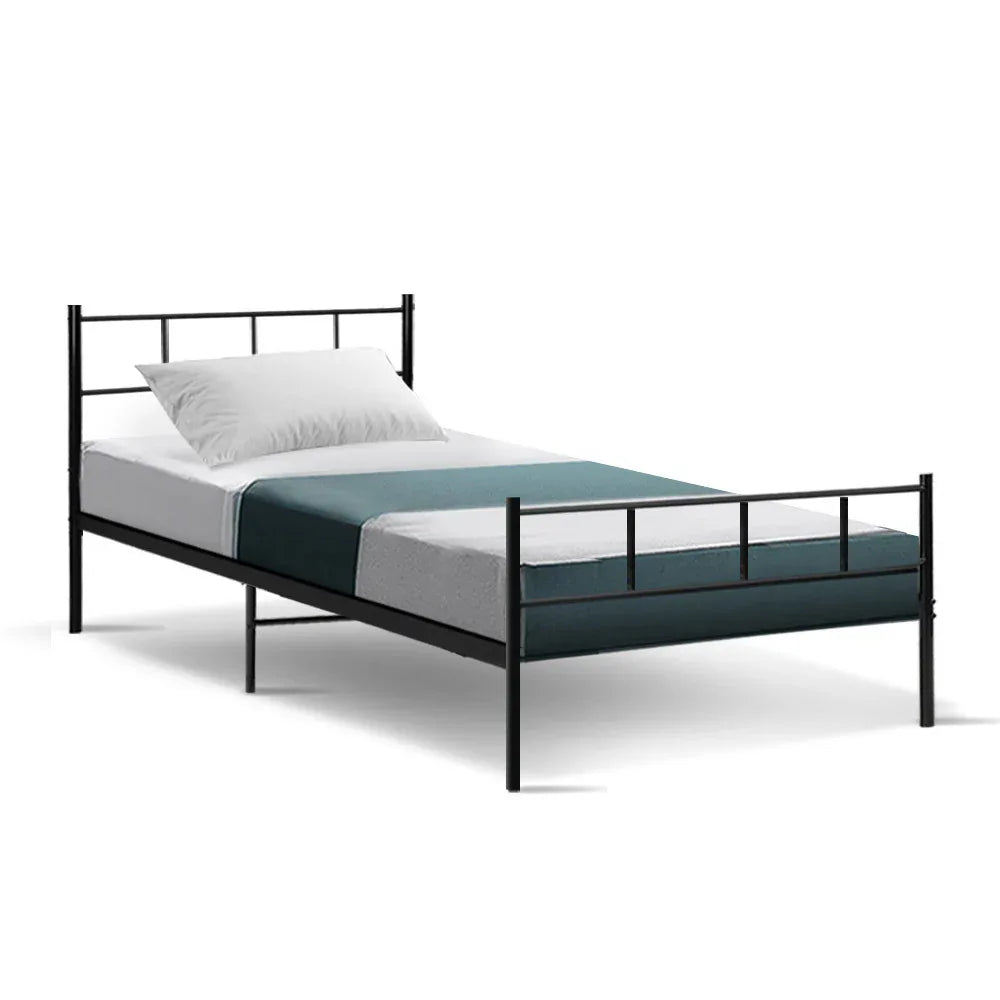 Artiss Bed Frame Single Metal Bed Frame SOL - Mekamart Australia