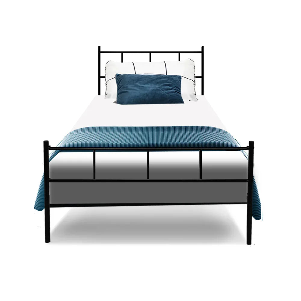 Artiss Bed Frame Single Metal Bed Frame SOL - Mekamart Australia