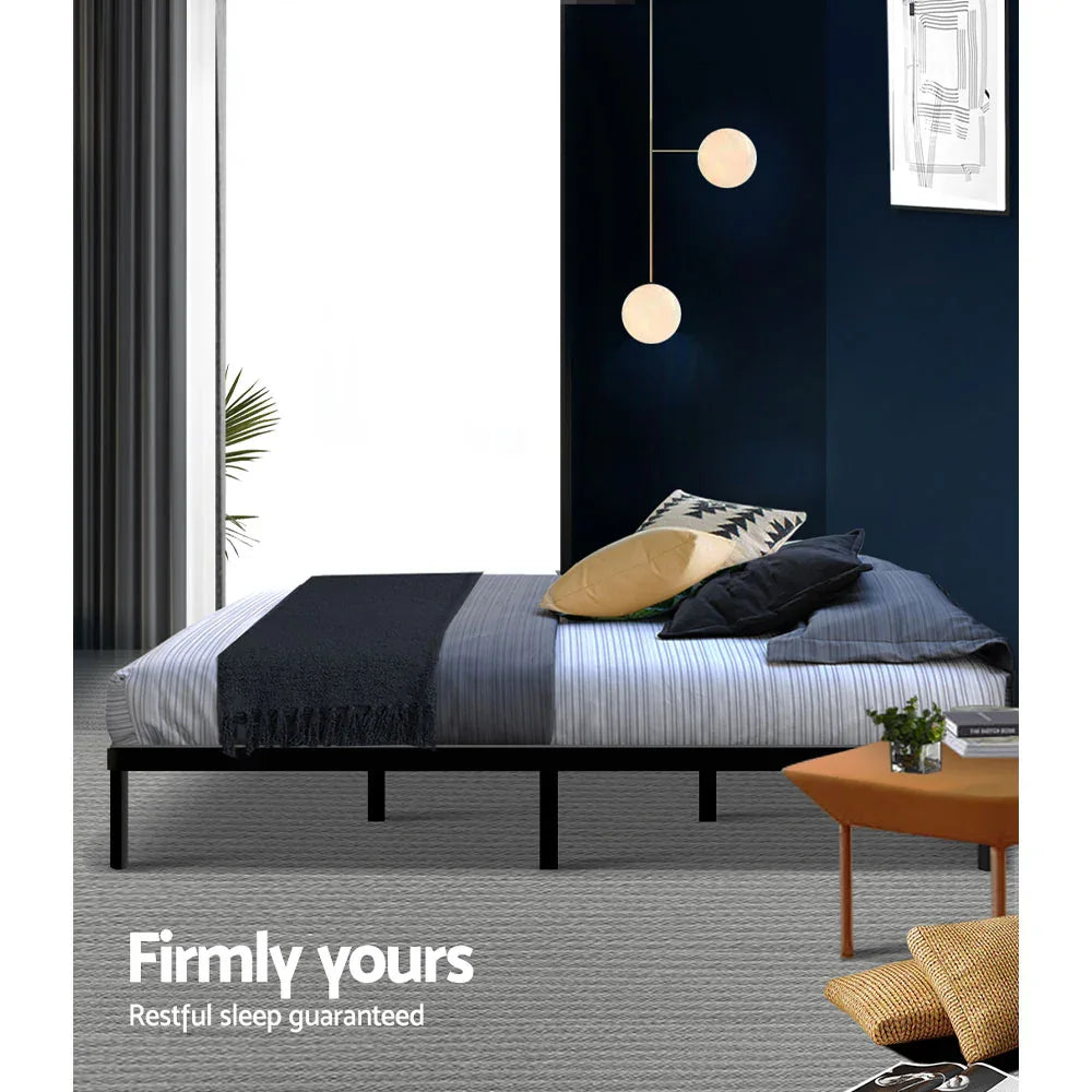 Artiss Bed Frame Double Size Metal Bed Frame TED - Mekamart Australia