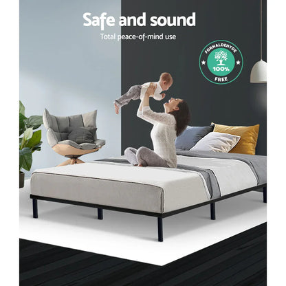 Artiss Bed Frame Double Size Metal Bed Frame TED - Mekamart Australia