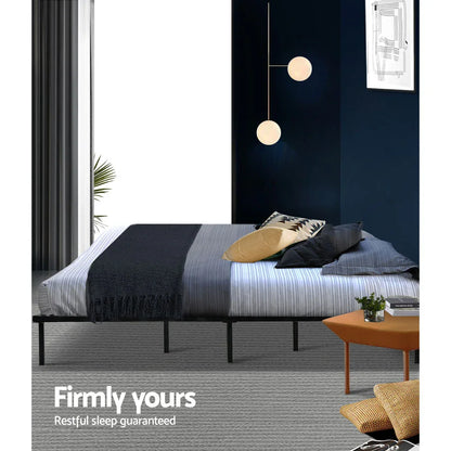 Artiss Bed Frame Queen Size Metal Bed Frame TED - Mekamart Australia