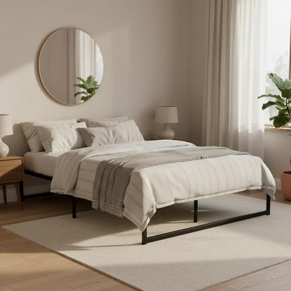 Artiss Bed Frame Queen Size Metal Bed Frame TINO - Mekamart Australia