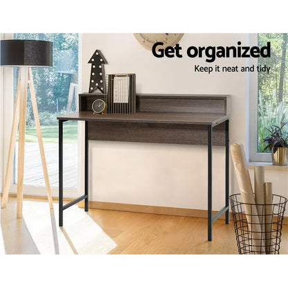 Artiss Computer Desk Shelf Oak 100CM - Mekamart Australia