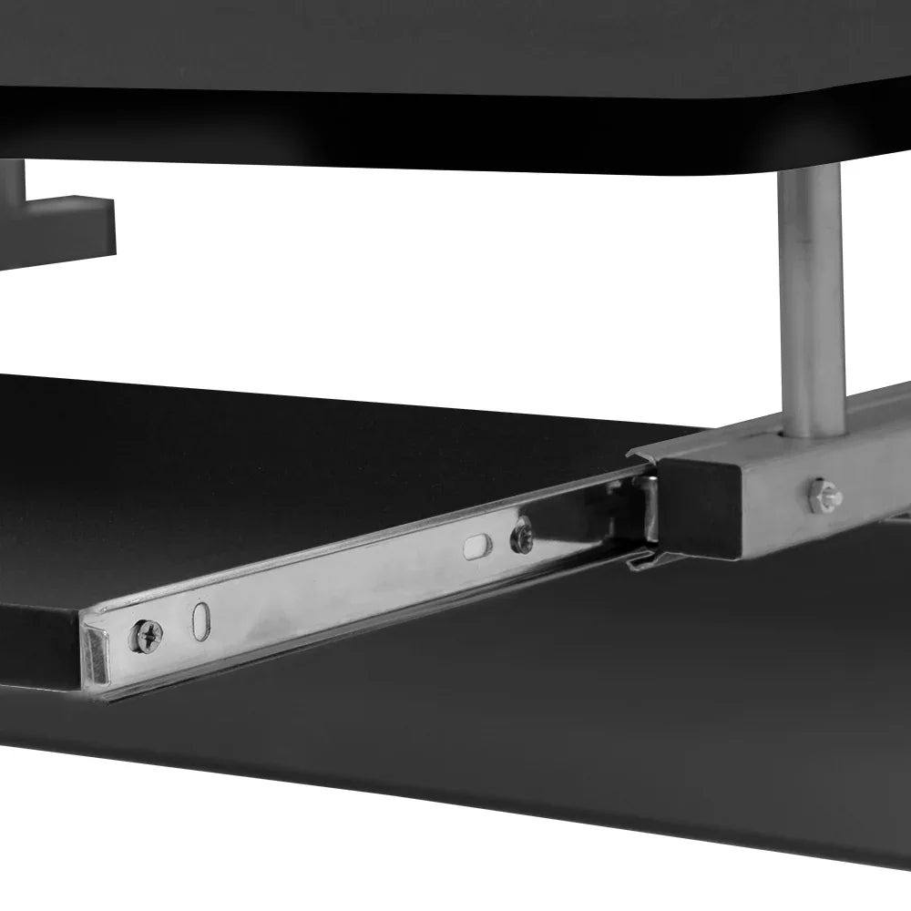 Artiss Computer Desk Keyboard Tray Shelf Black 60CM - Mekamart Australia