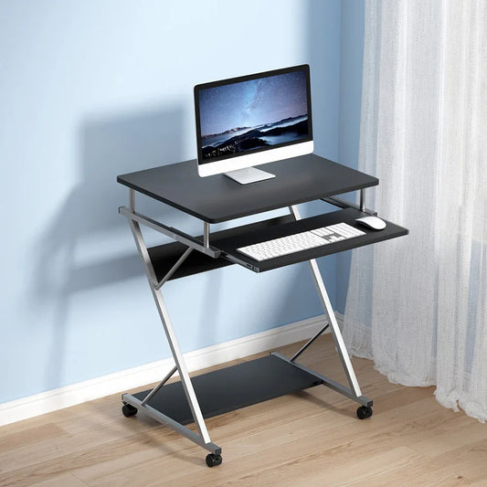Artiss Computer Desk Keyboard Tray Shelf Black 60CM - Mekamart Australia