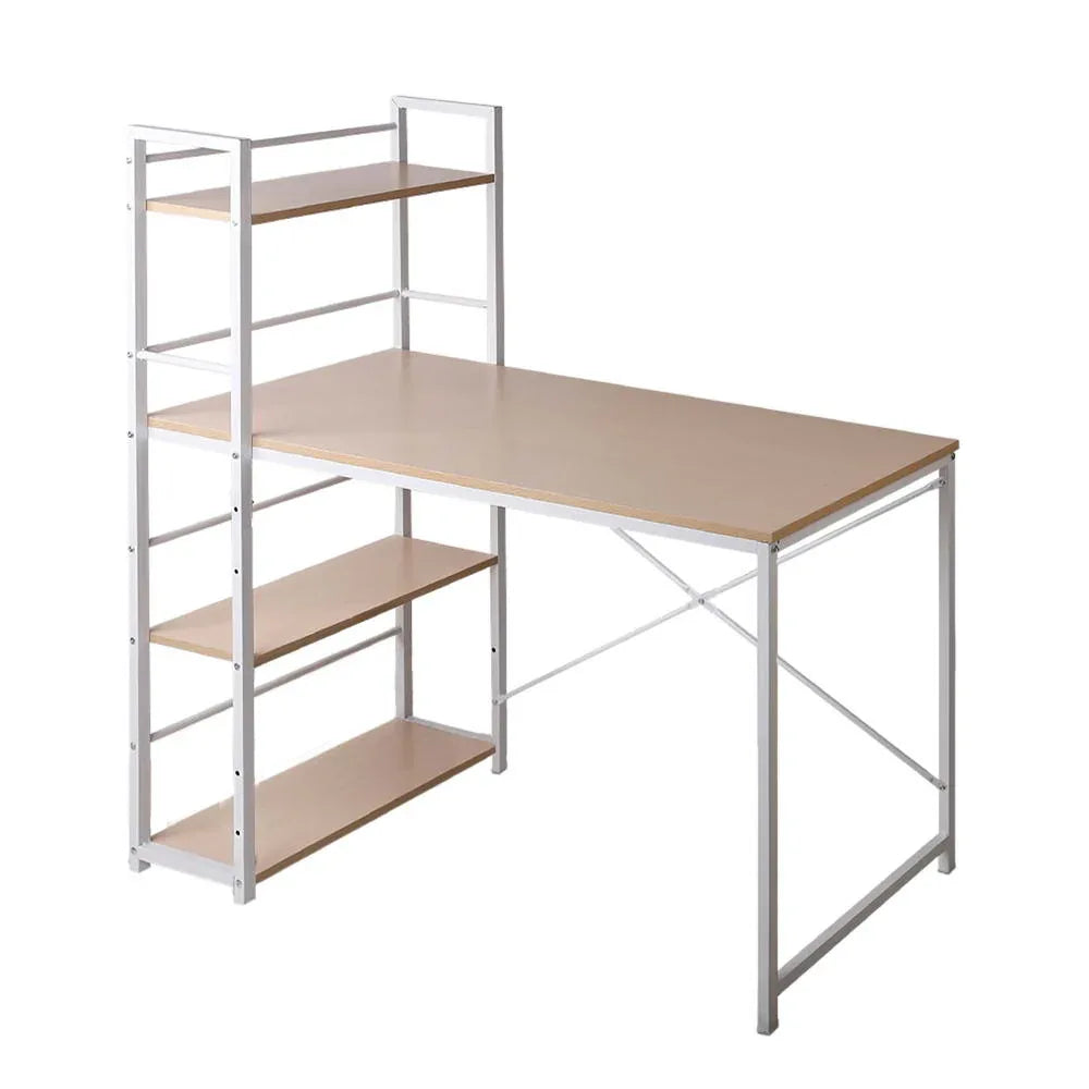 Artiss Computer Desk Shelf Oak 120CM - Mekamart Australia