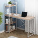 Artiss Computer Desk Shelf Oak 120CM - Mekamart Australia
