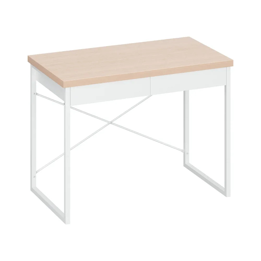 Artiss Computer Desk Drawer Storage Oak 100CM - Mekamart Australia