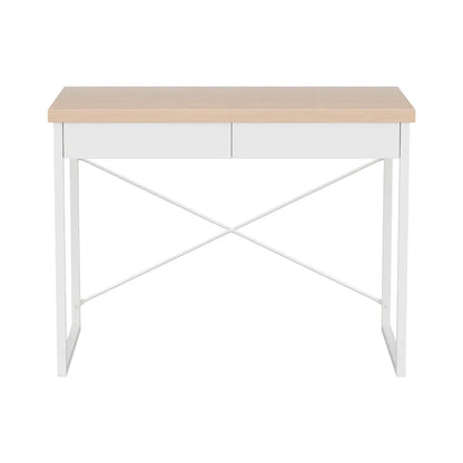 Artiss Computer Desk Drawer Storage Oak 100CM - Mekamart Australia