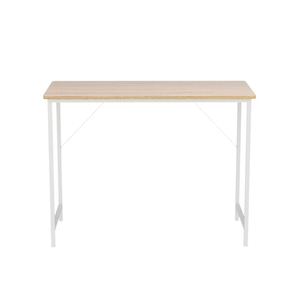 Artiss Computer Desk Oak 100CM - Mekamart Australia