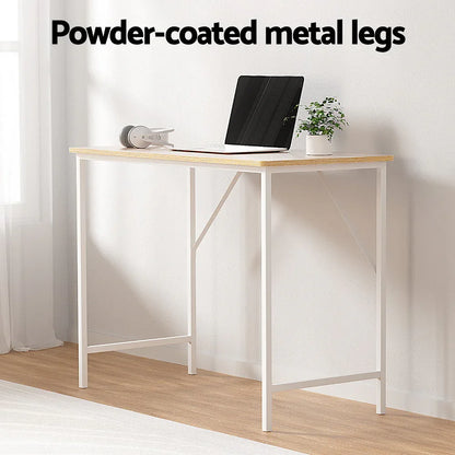 Artiss Computer Desk Oak 100CM - Mekamart Australia
