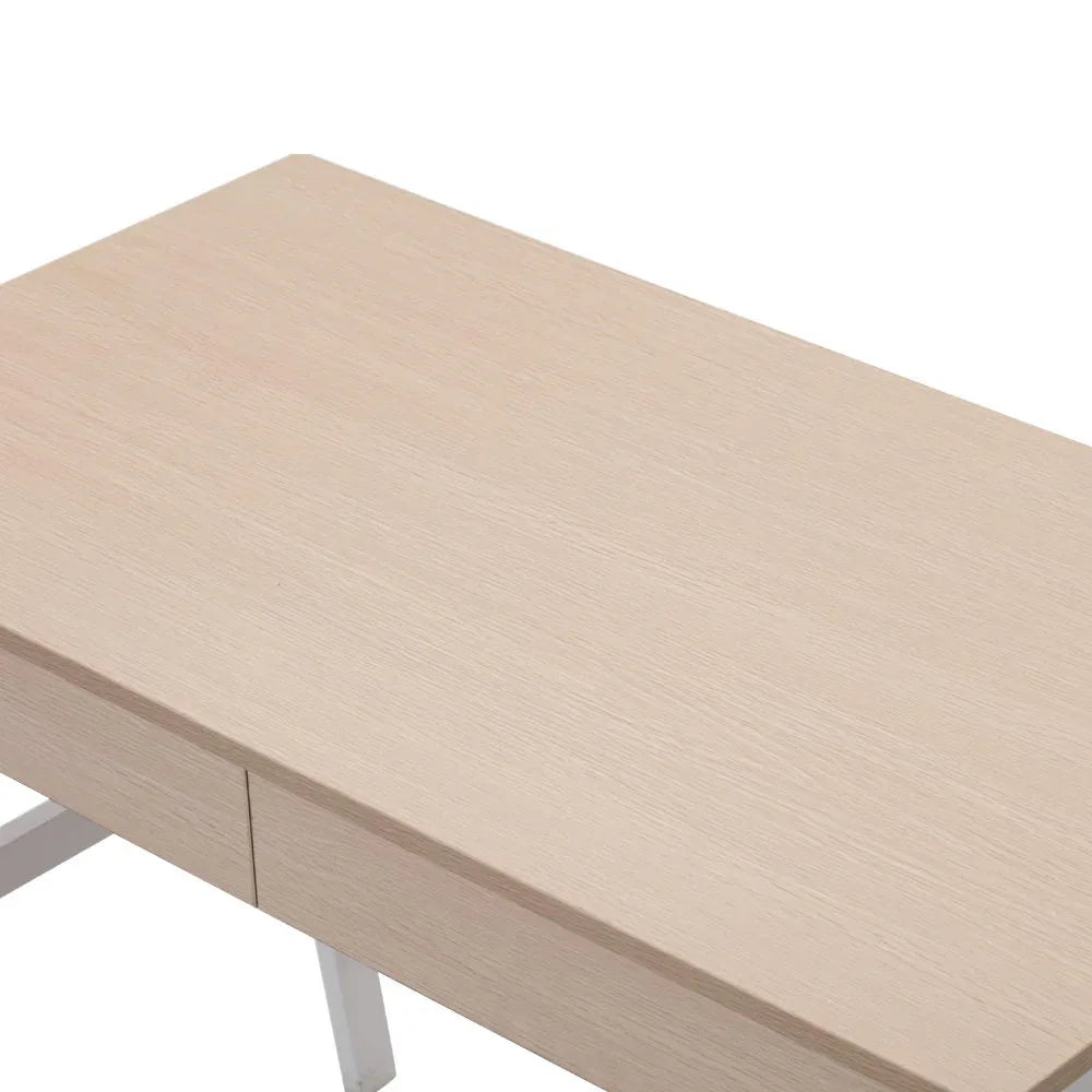 Artiss Computer Desk Drawer Cabinet Oak 100CM - Mekamart Australia