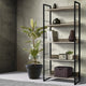 Artiss Bookshelf 5 Tiers - NOE Black and Oak - Mekamart Australia
