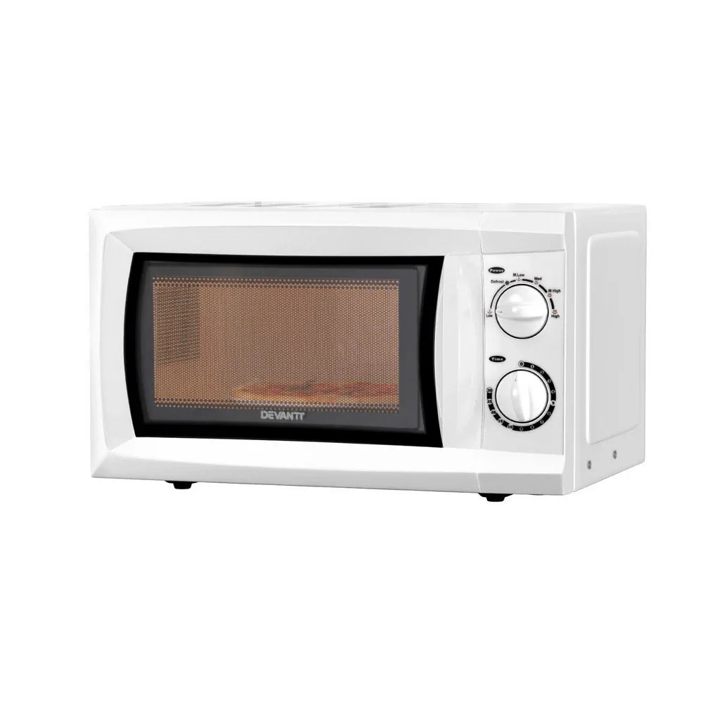Devanti 20L Microwave Oven 800W White - Mekamart Australia