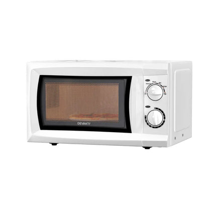 Devanti 20L Microwave Oven 800W White - Mekamart Australia