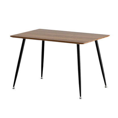Artiss Dining Table 4 Seater Kitchen Cafe Wooden Table Rectangular 120CM - Mekamart Australia