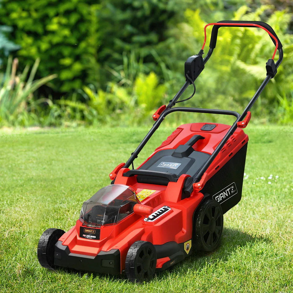 Giantz Lawn Mower 37cm Cutting Width Cordless 40V Electric Lawnmower - Mekamart Australia