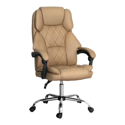 Artiss Executive Office Chair Leather Recliner Espresso - Mekamart Australia
