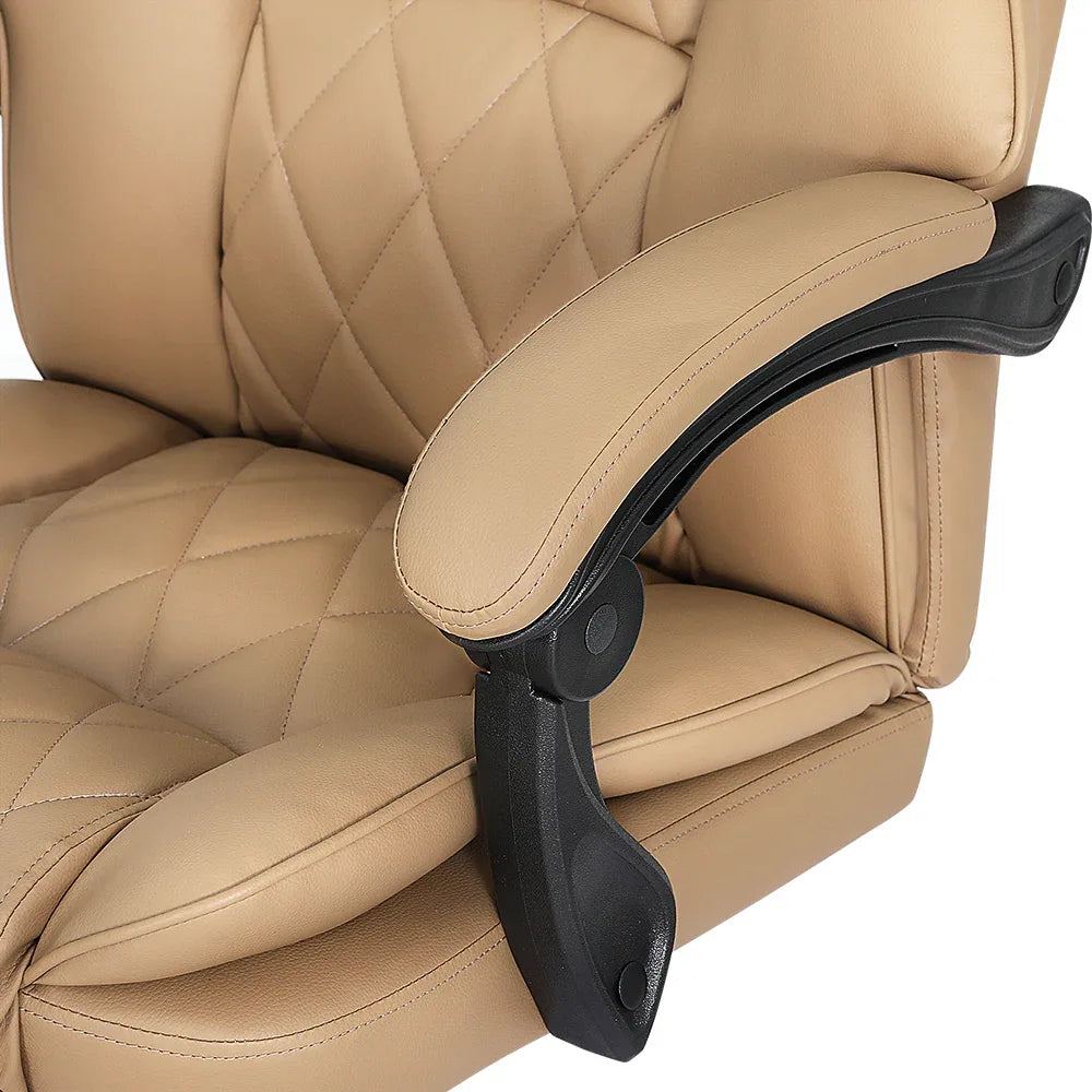 Artiss Executive Office Chair Leather Recliner Espresso - Mekamart Australia
