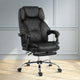 Artiss Executive Office Chair Leather Footrest Black - Mekamart Australia