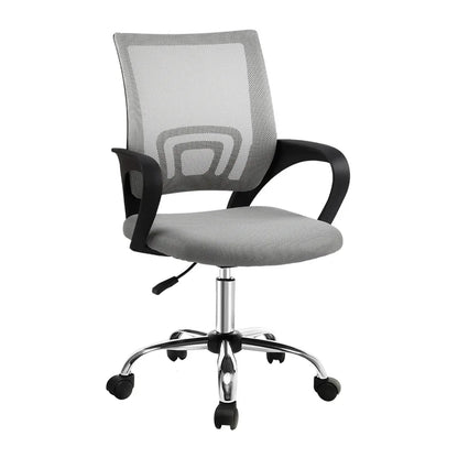 Artiss Mesh Office Chair Mid Back Grey - Mekamart Australia